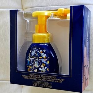 Disney 50th Anniversary Mickey Hand Soap Dispenser New. Makes Mickey Shape.